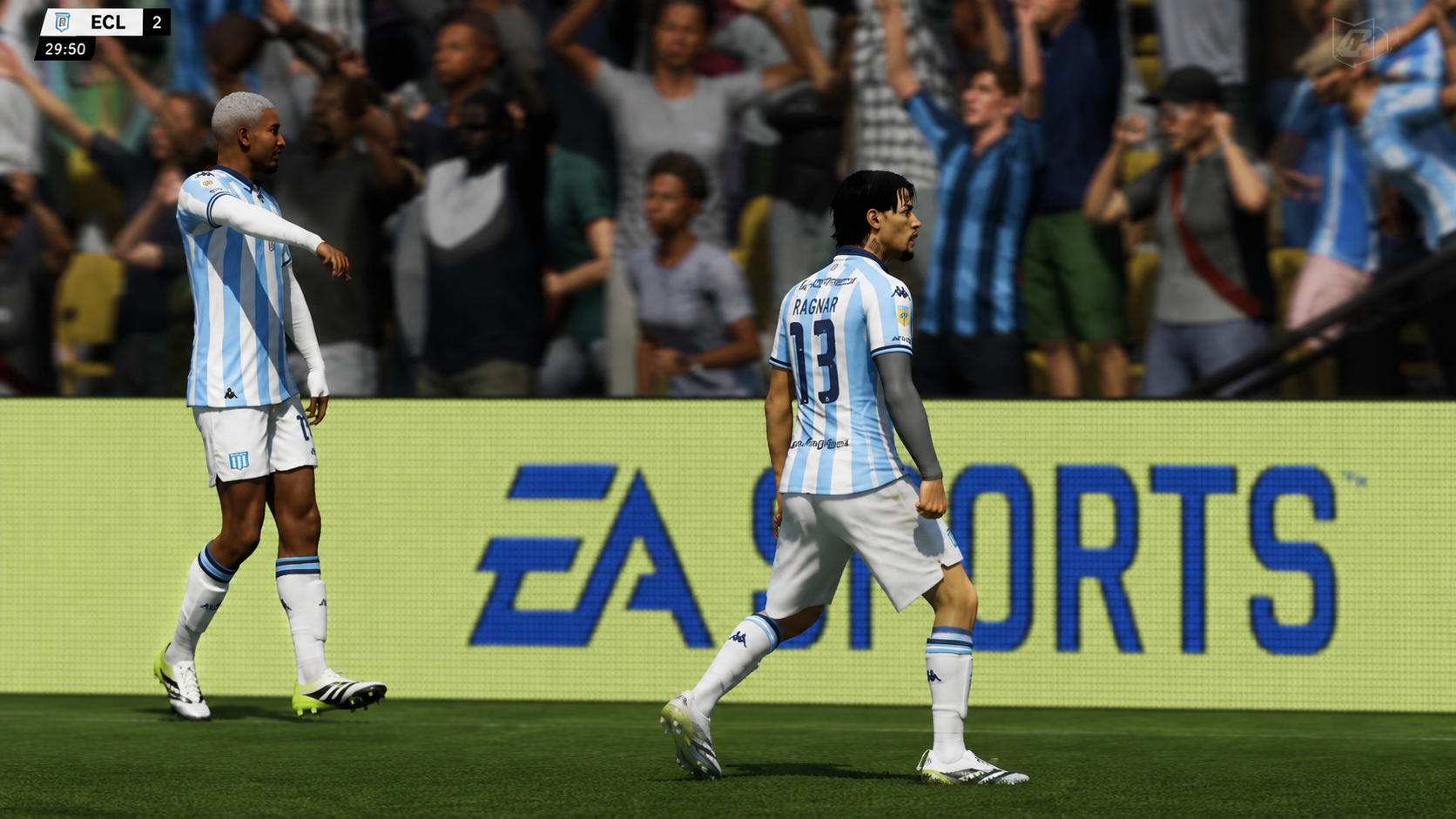 Jogadores durante uma partida